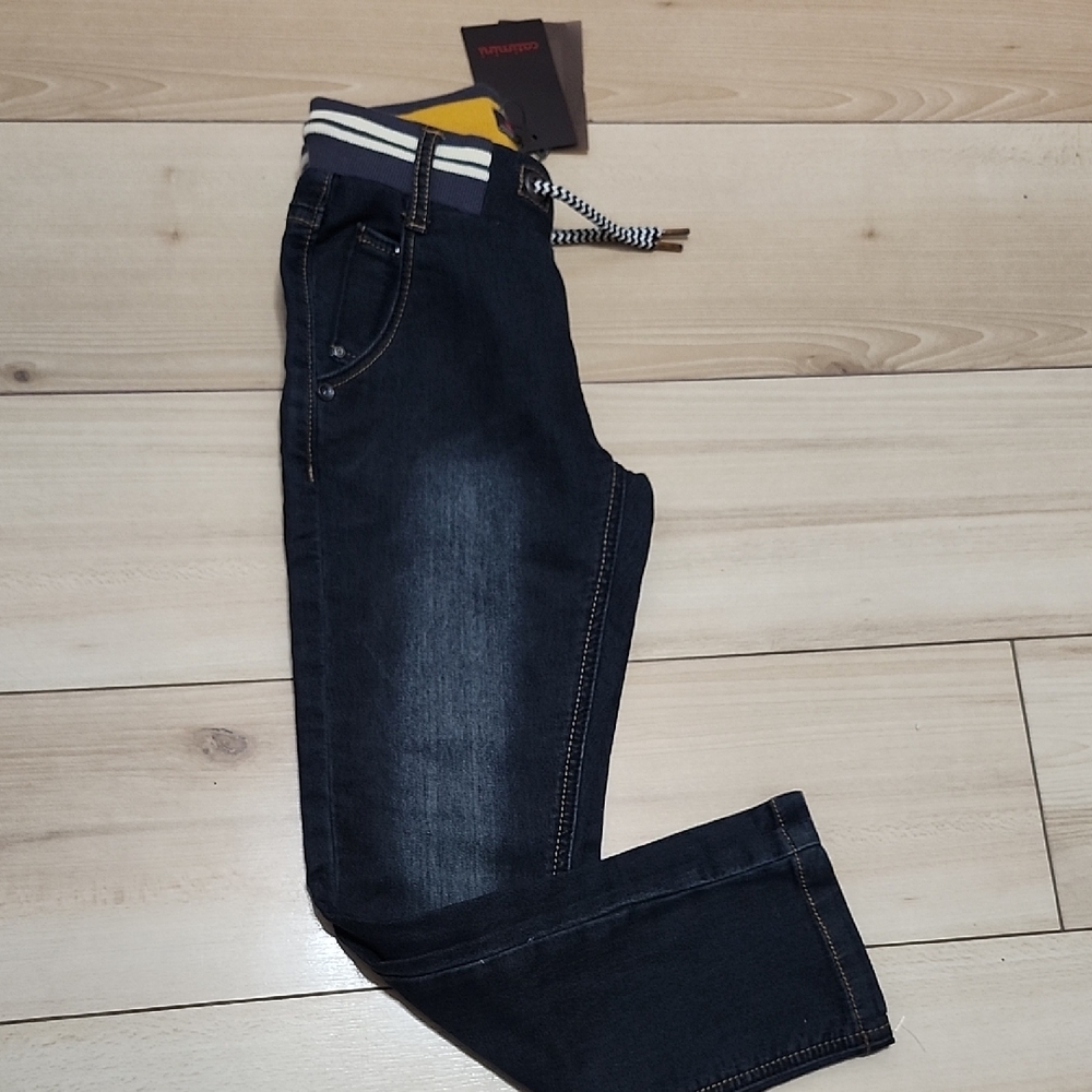 Catimini Dark Blue Kids Slim Bottoms